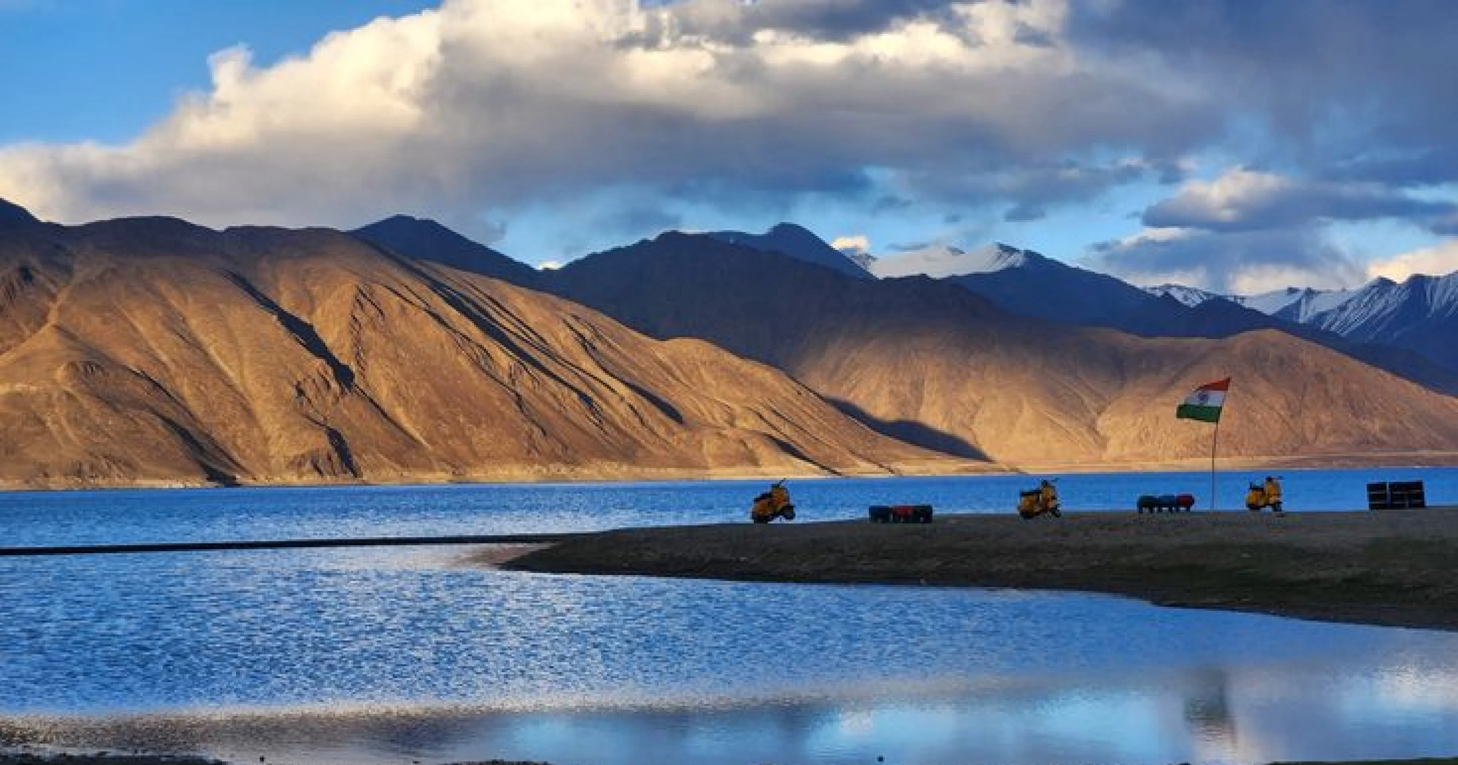Ladakh Pangong Lake low rainfall July August monsoon friends trip India 2026