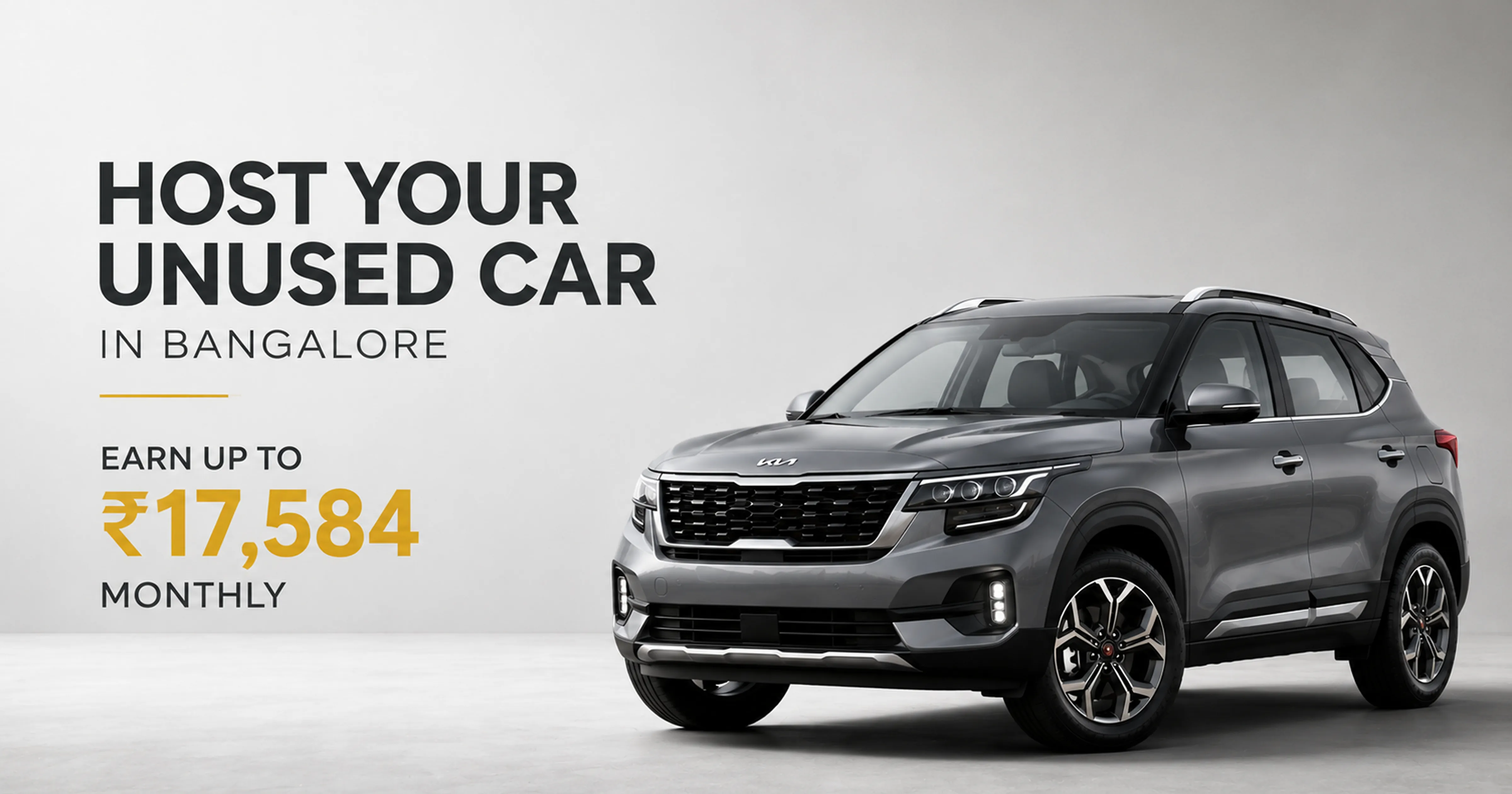 MM Miles host unused car Bangalore earn money ₹17,584 monthly Hyundai Creta 20% commission