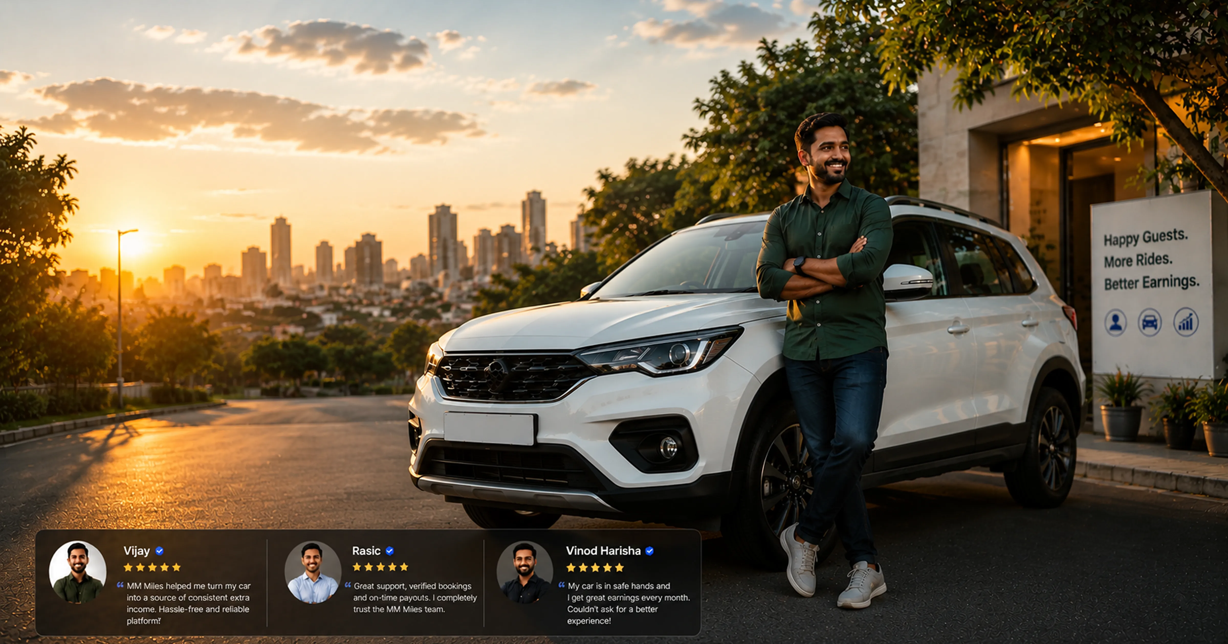 MM Miles verified hosts Vijay Rasic Vinod Harisha testimonials structured transparent reliable 2026