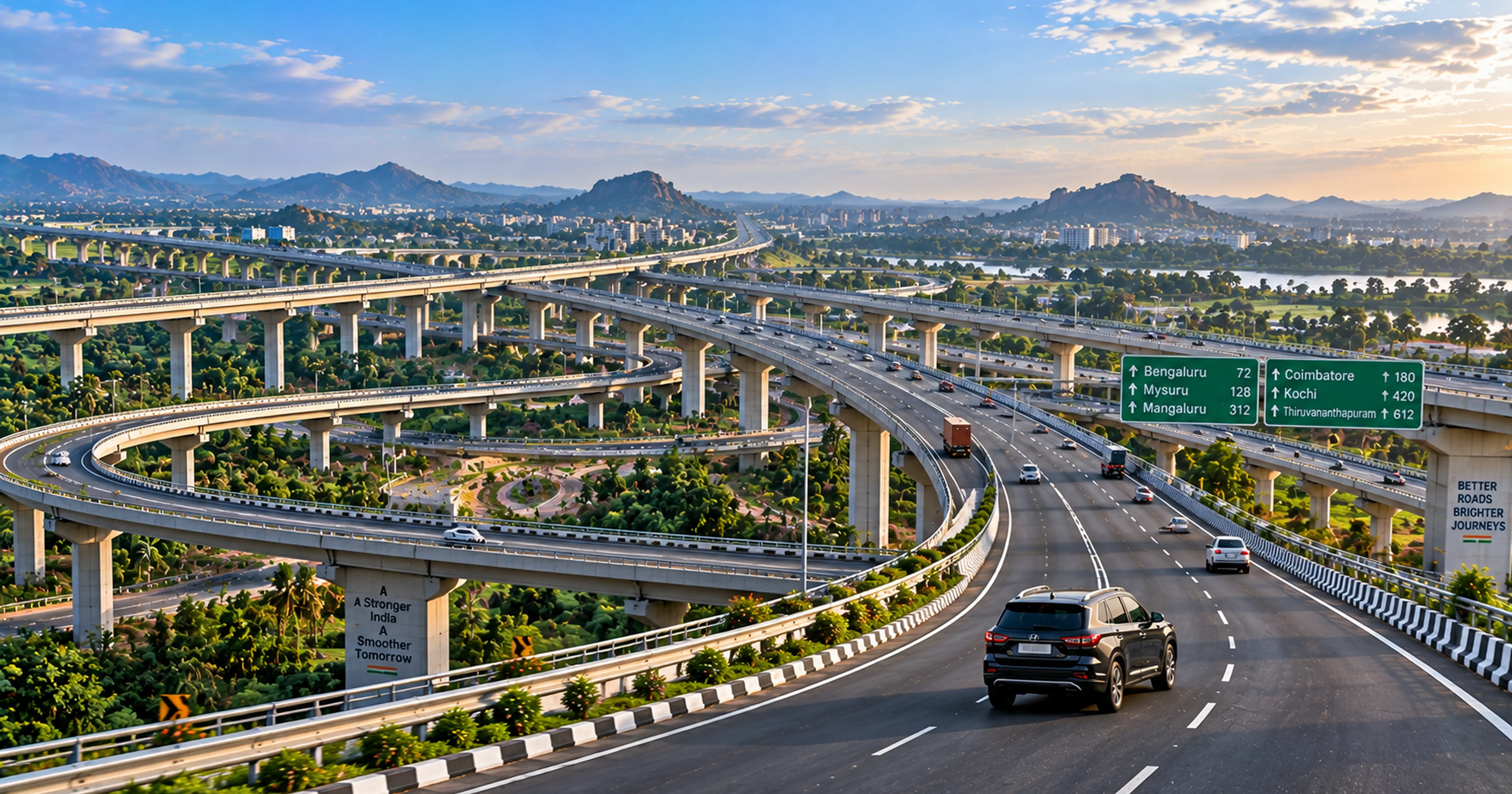 New expressways India 2026 road trip impact Bangalore Chennai NE-7 MM Miles self drive