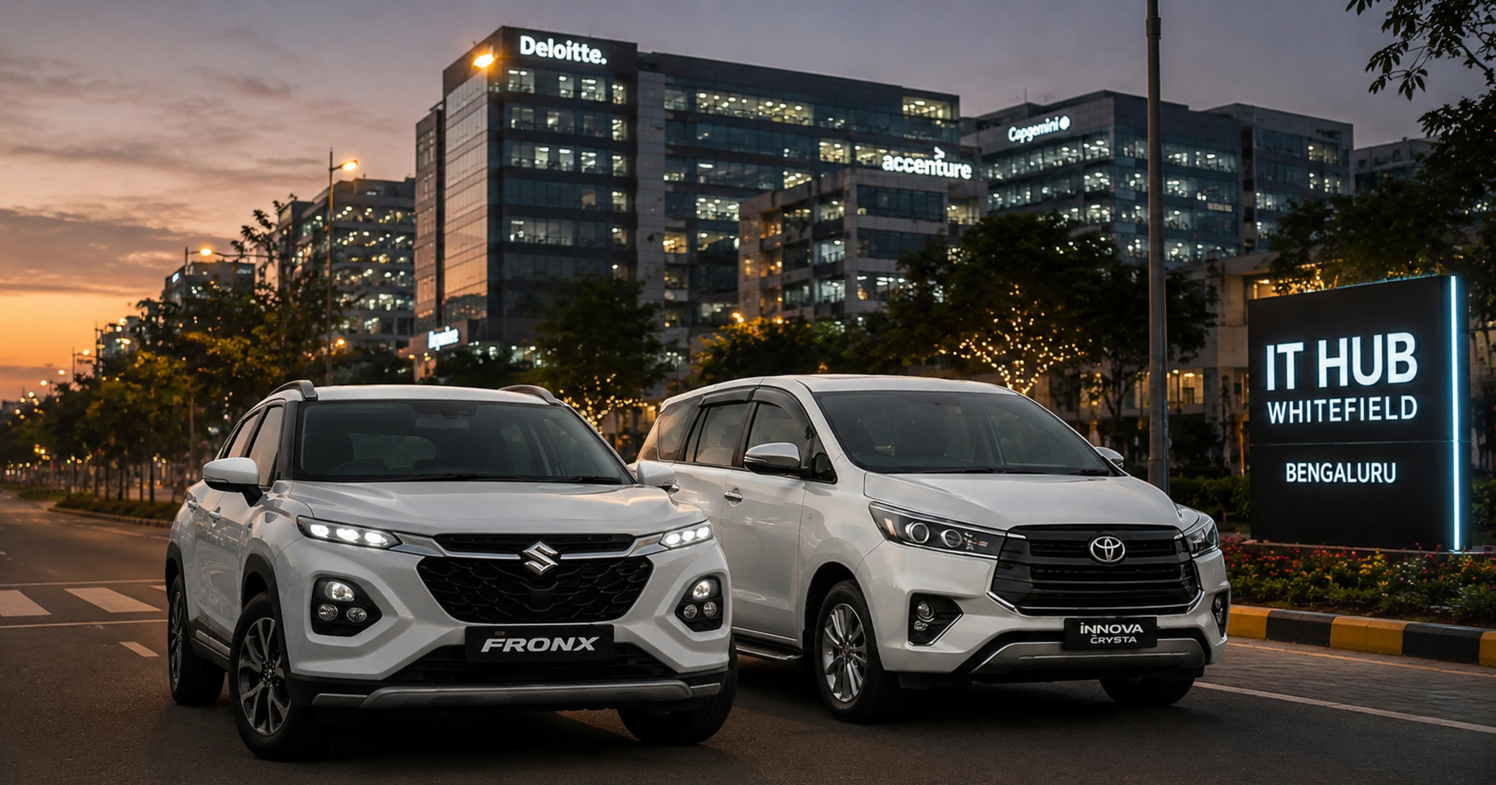Whitefield Bangalore self drive car rental IT corridor ITPL MM Miles home delivery